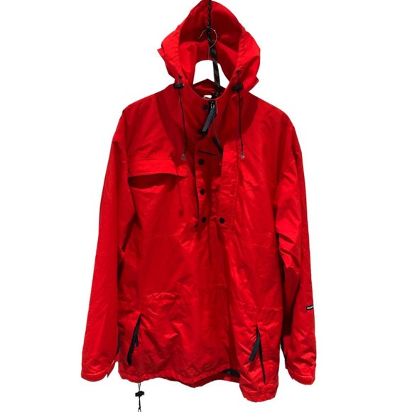 Vtg MOUNTAIN GEAR Men sz M celtec ski snowboard shell  jacket windbreaker red - Picture 1 of 12